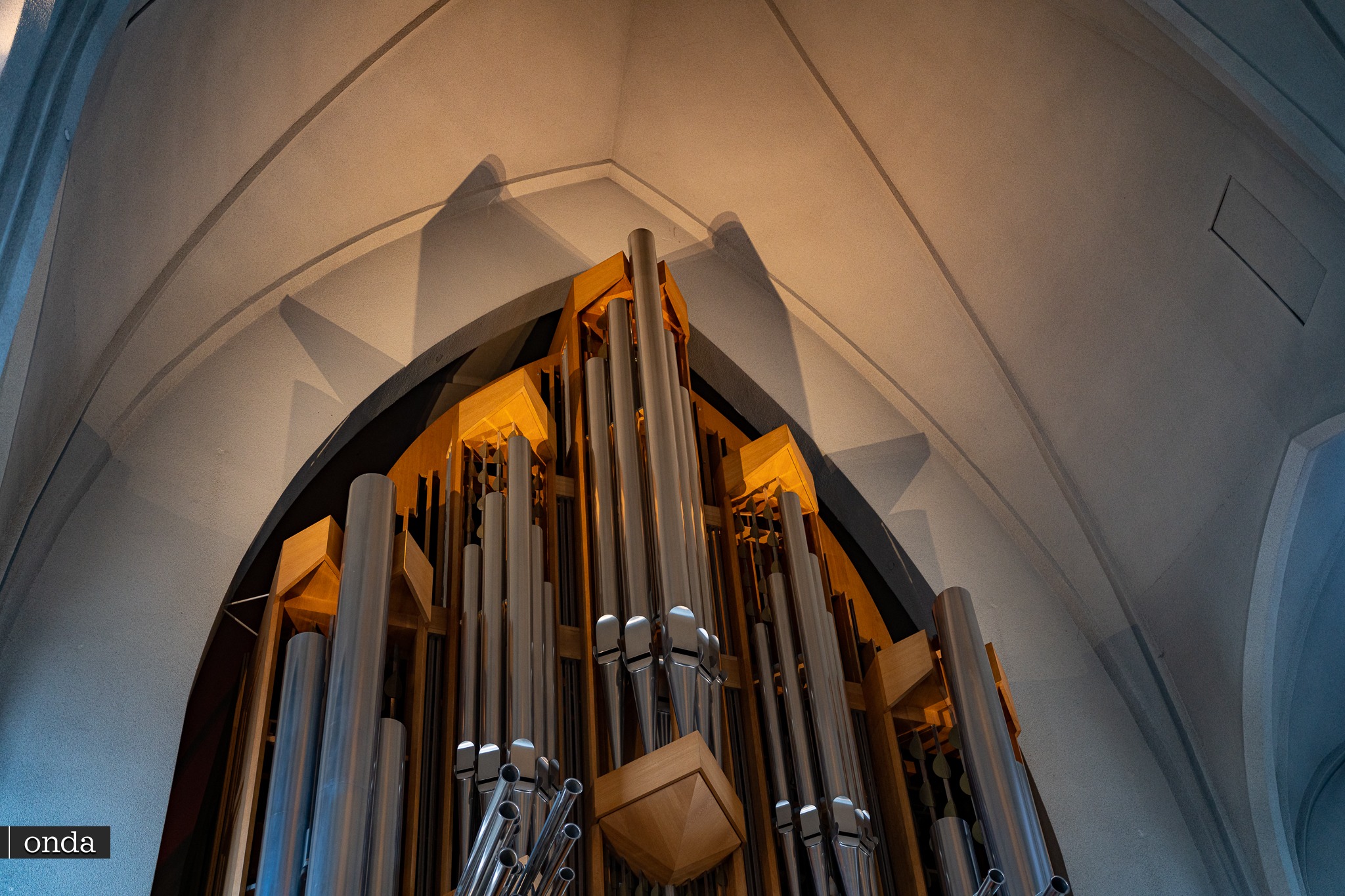 Hallgrímskirkja, mighty church in the capital of Iceland Reykjavik 