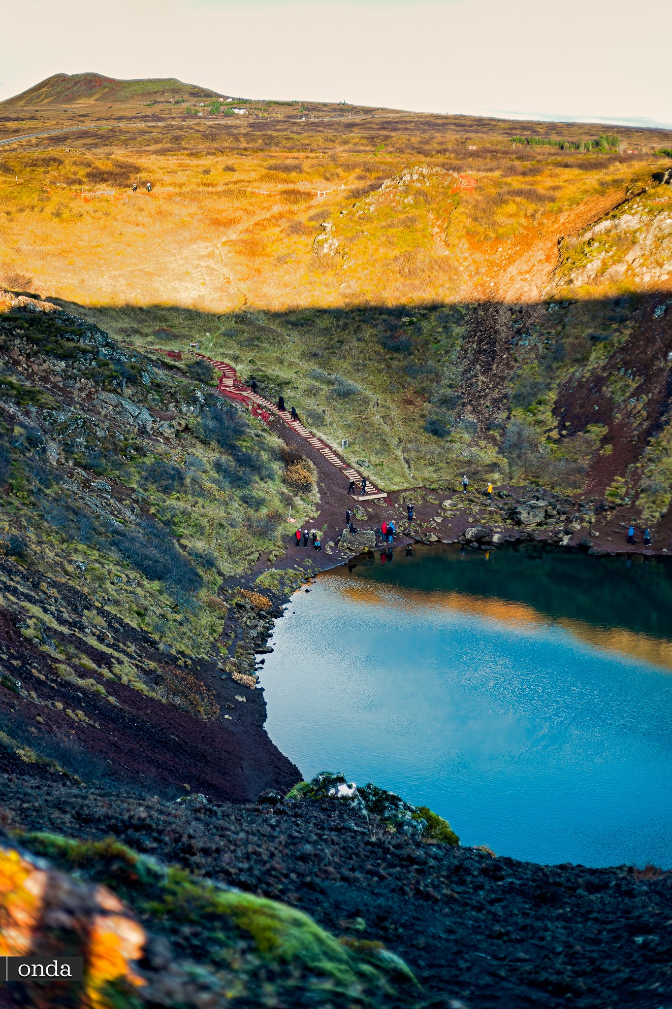Krater Kerið – jezioro kraterowe na Islandii, okolice Golden Circle