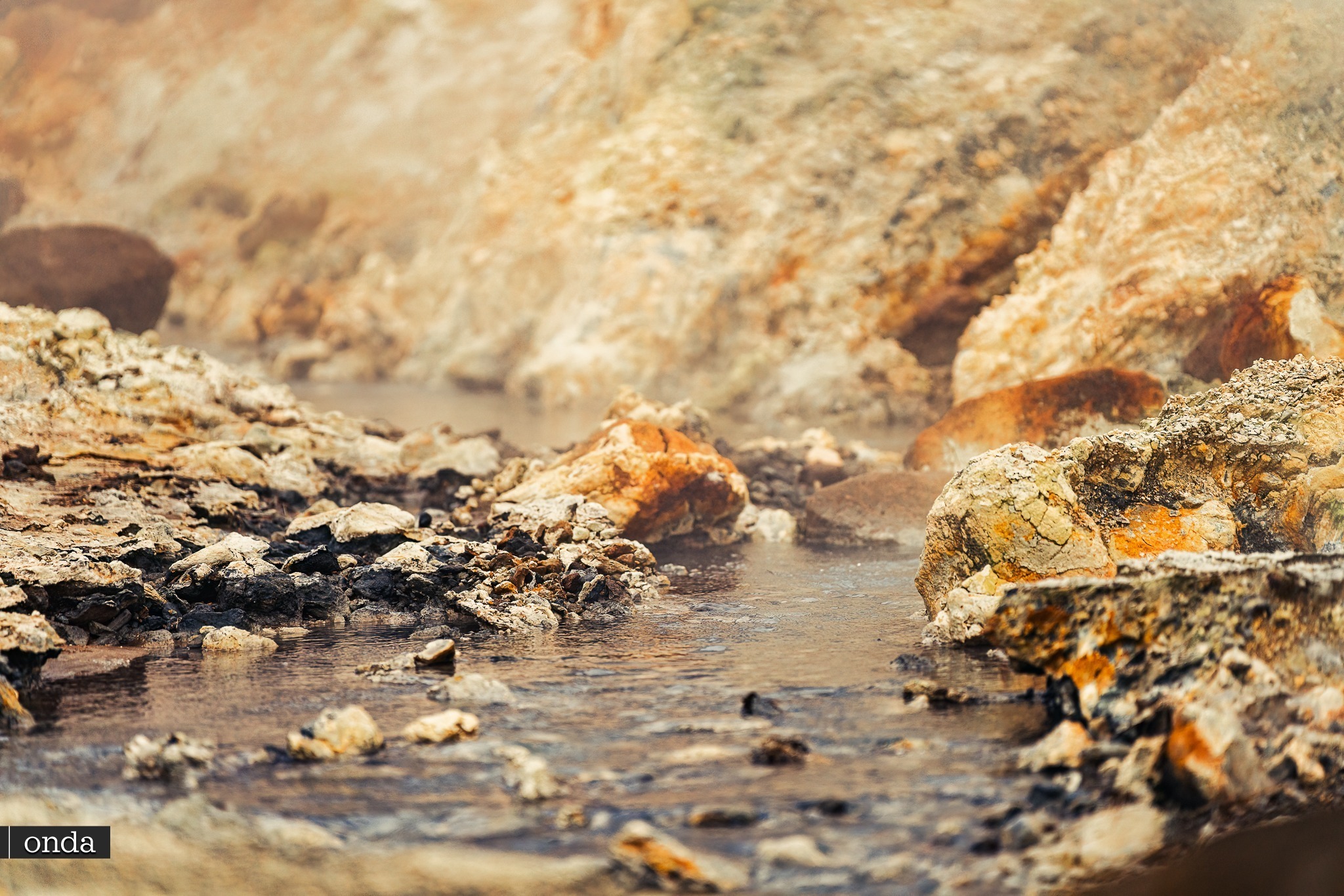 Krýsuvík - Seltún - geothermal area Iceland in the Reykjanes Peninsula region