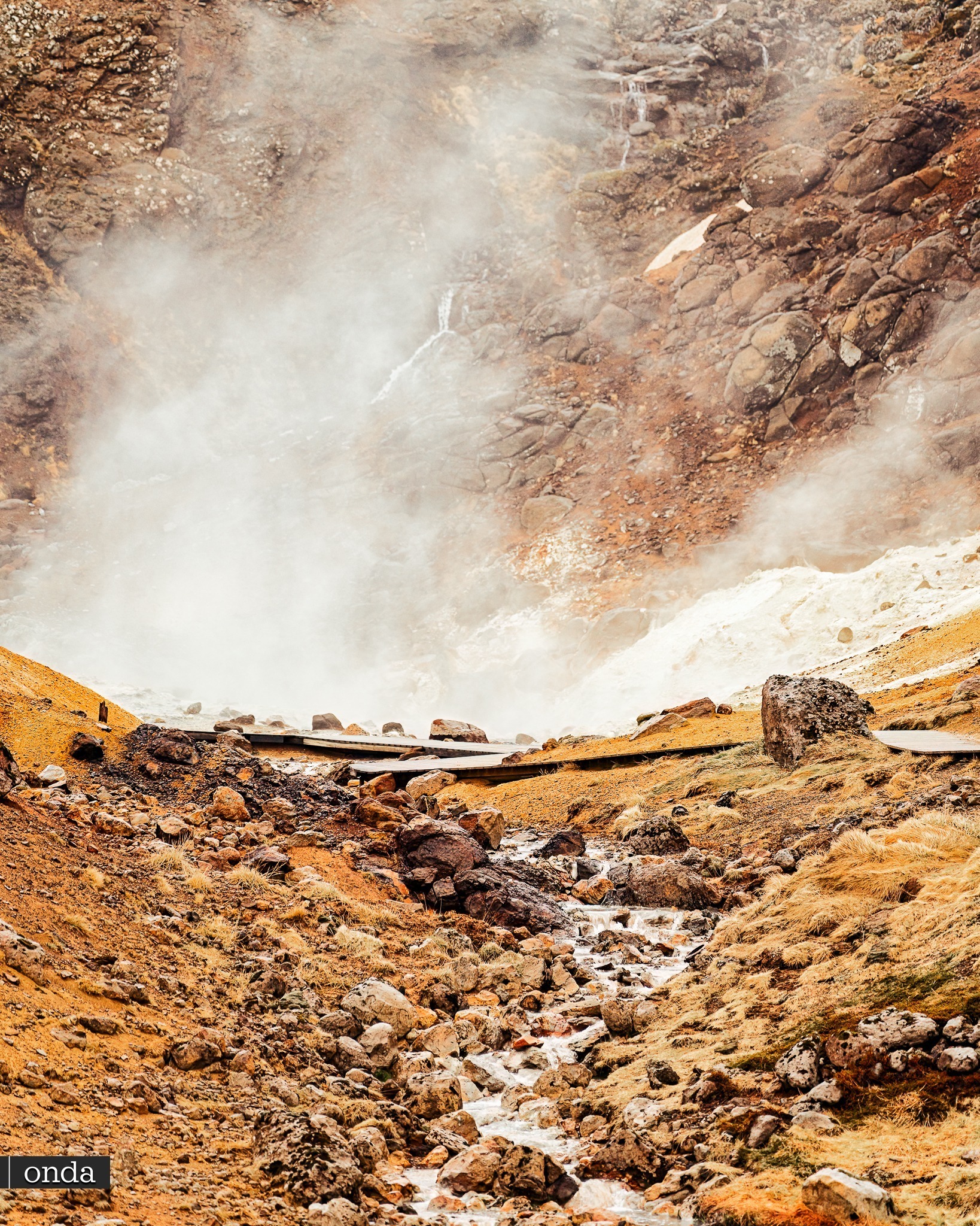 Krýsuvík - Seltún - geothermal area Iceland in the Reykjanes Peninsula region