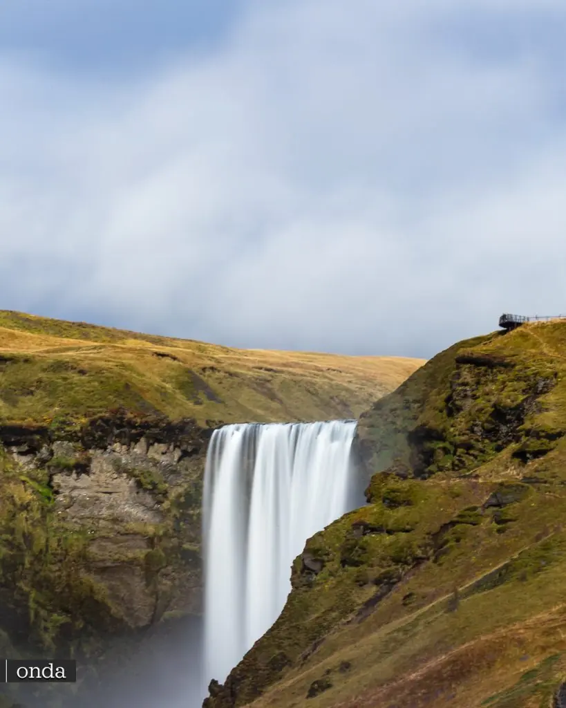 Skógafoss – waterfall on Iceland's south coast