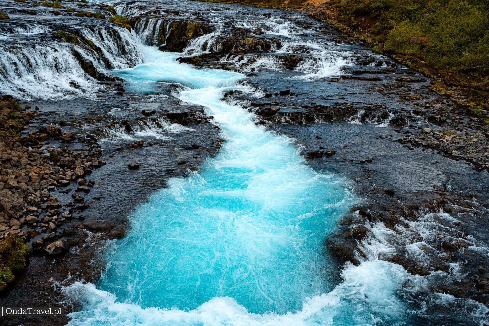 Wodospad Brúarárfoss - Golden Circle Islandia - zdjęcia prywatne OndaTravel.pl