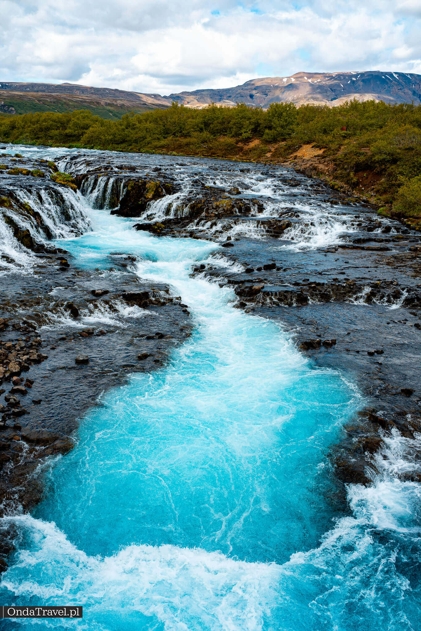 Wodospad Brúarárfoss - Golden Circle Islandia - zdjęcia prywatne OndaTravel.pl