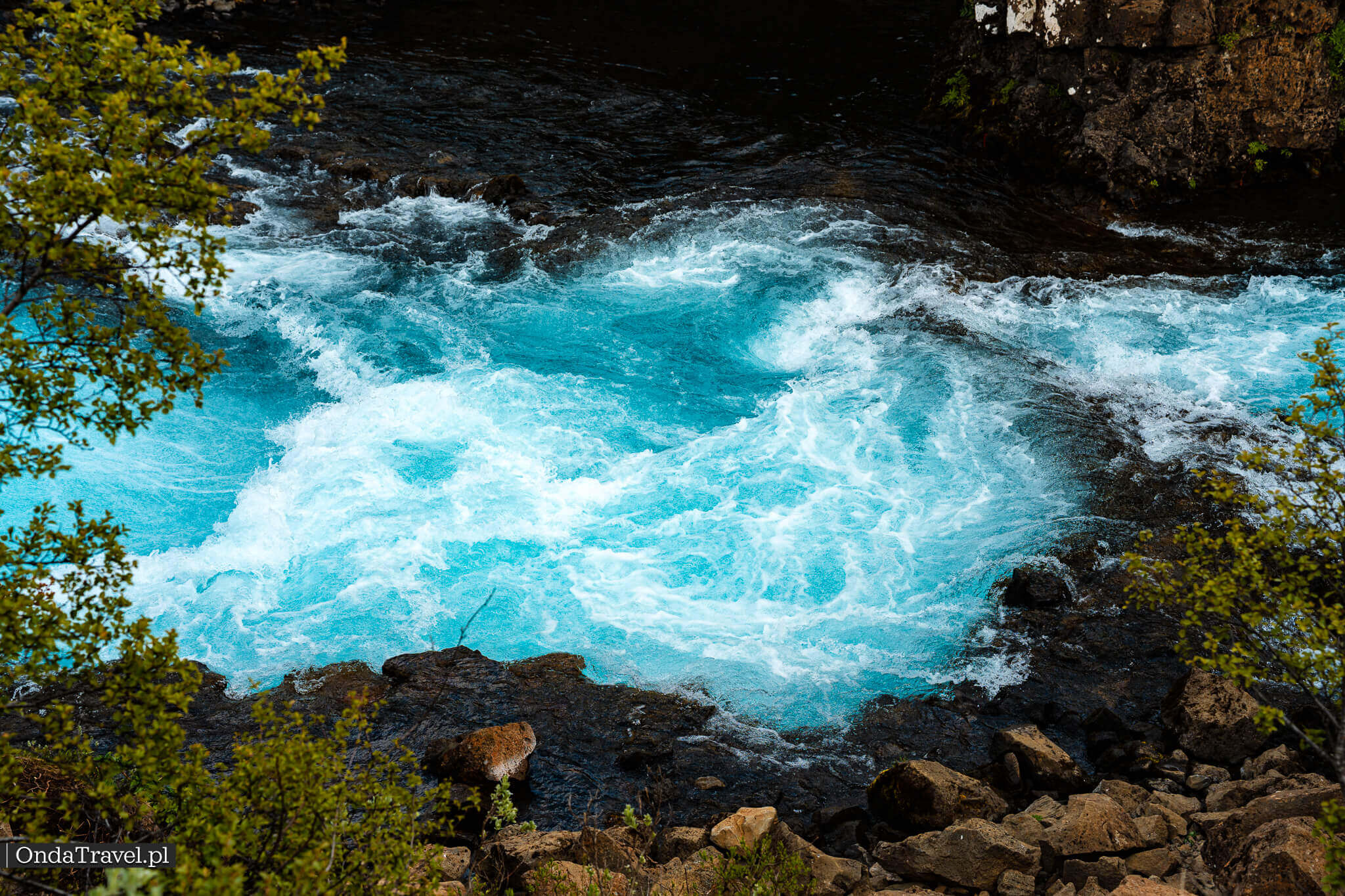 Wodospad Brúarárfoss - Golden Circle Islandia - zdjęcia prywatne OndaTravel.pl