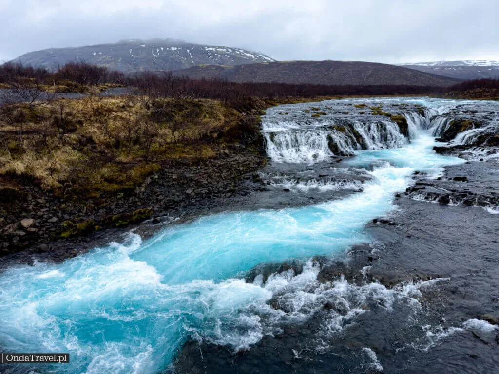 Cascada Brúarárfoss – Círculo Dorado, Islandia – fotos privadas de OndaTravel.pl