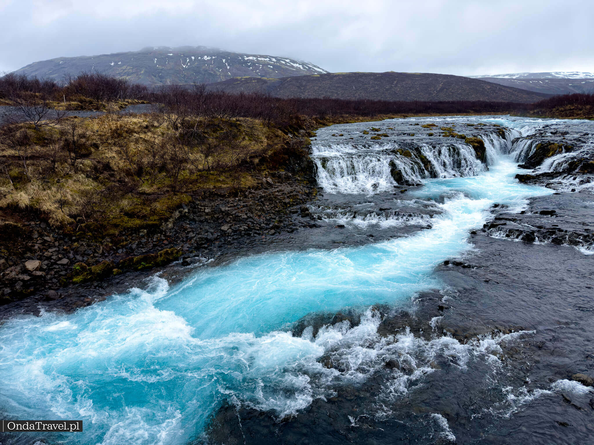 Wodospad Brúarárfoss - Golden Circle Islandia - zdjęcia prywatne OndaTravel.pl