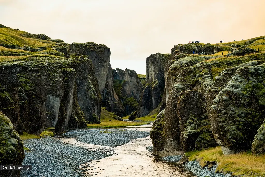 Fjaðrárgljúfur is a canyon in South Iceland on the Fjaðrá River