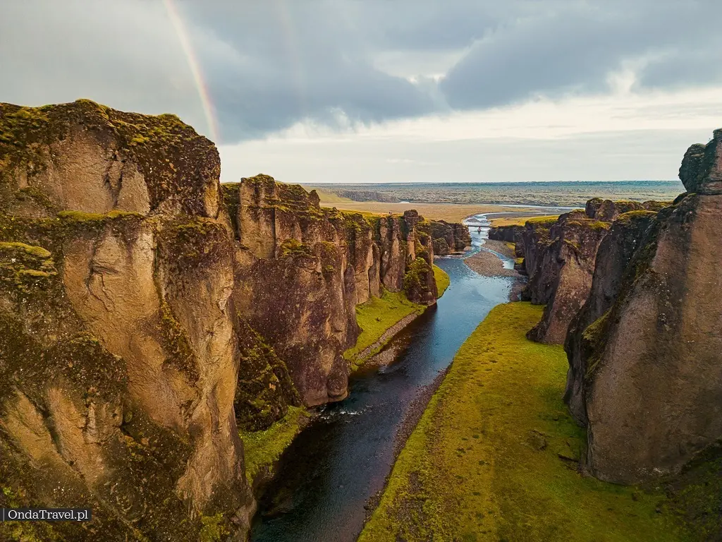 Fjaðrárgljúfur is a canyon in South Iceland on the Fjaðrá River