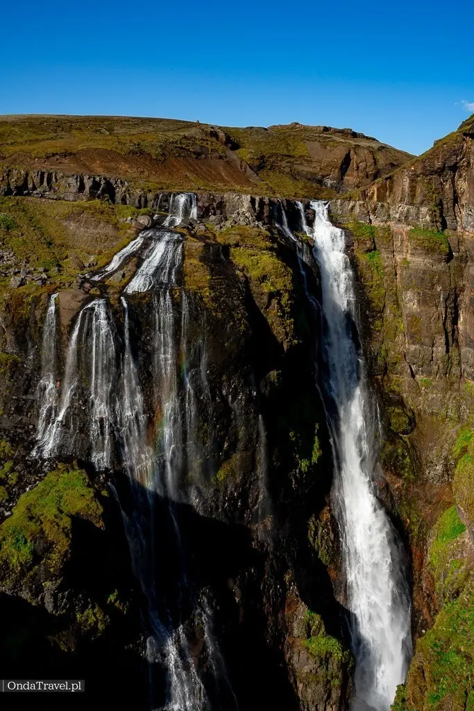 Wodospad Glymur na Islandii i szlak nad kanionem Hvalfjörður