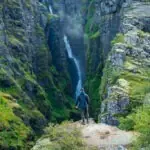 Wodospad Glymur na Islandii i szlak nad kanionem Hvalfjörður