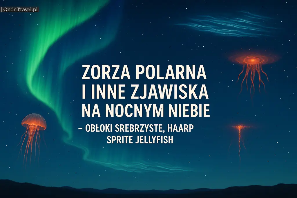 Zorza Polarna i inne zjawiska na nocnym niebie - Obłoki Srebrzyste, Haarp, Sprite Jellyfish