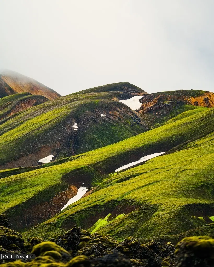 Paisajes de las Highlands de Islandia