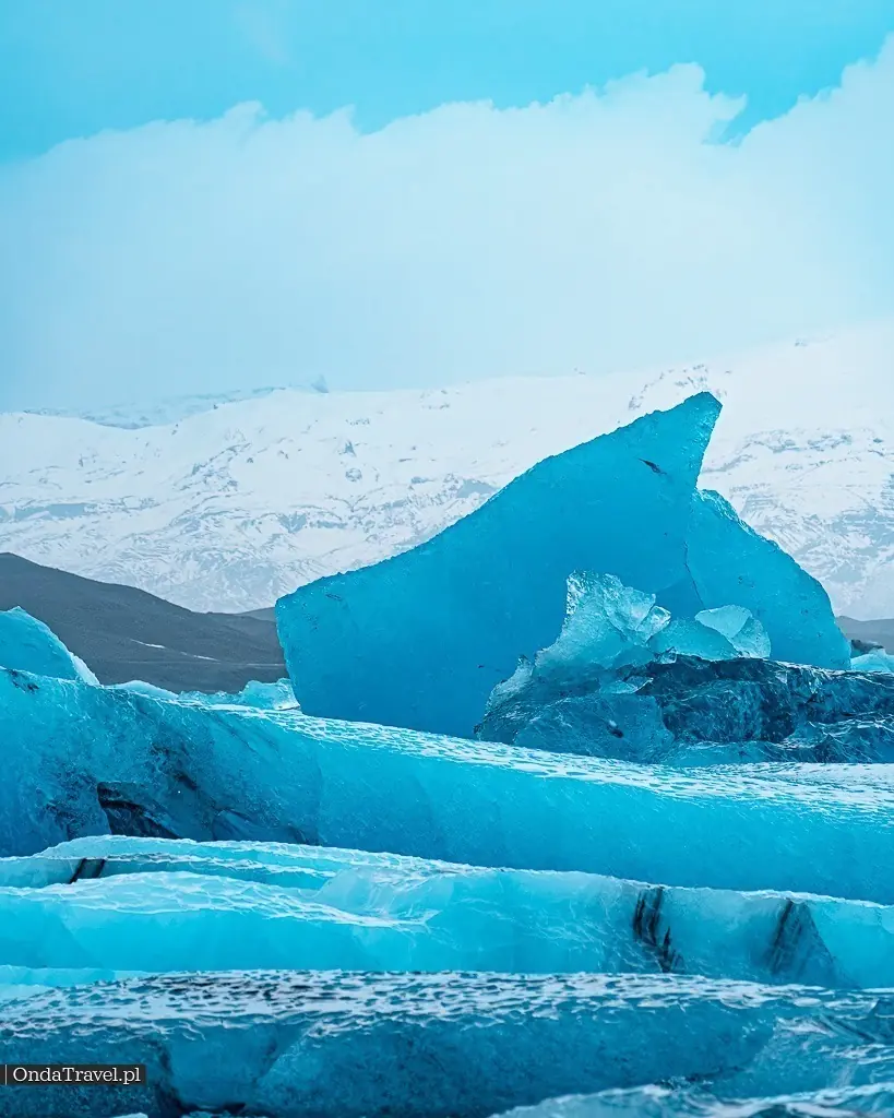Laguna lodowcowa Jökulsárlón — kadr z filmu OndaTravel