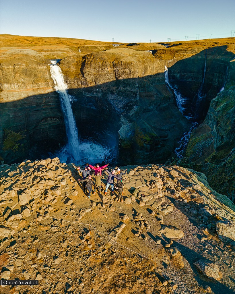 Wodospad Háifoss islandia