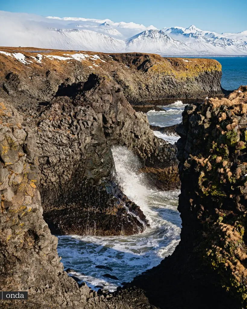 Wioska Arnarstapi Snæfellsnes Snaefellsnes ICELAND