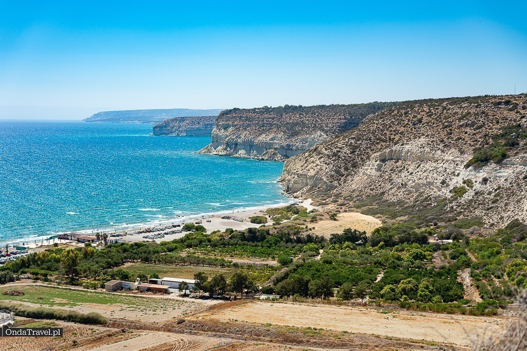 Najpiękniejsze plaże na Cyprze Kourion Beach - Episkopi - Cypr