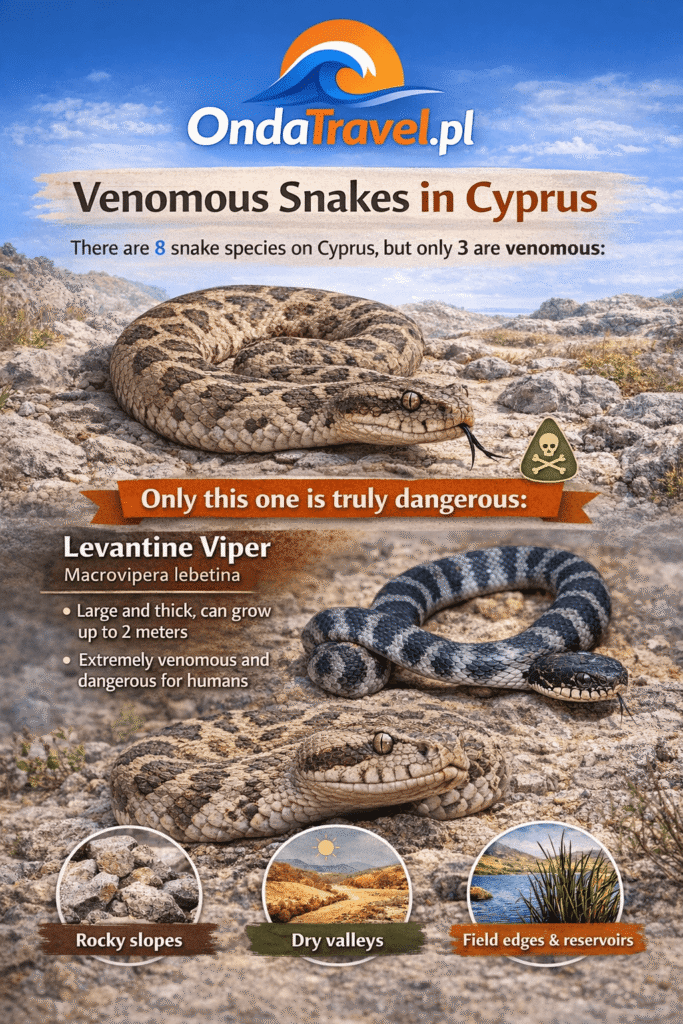 Venomous Snakes in Cyprus