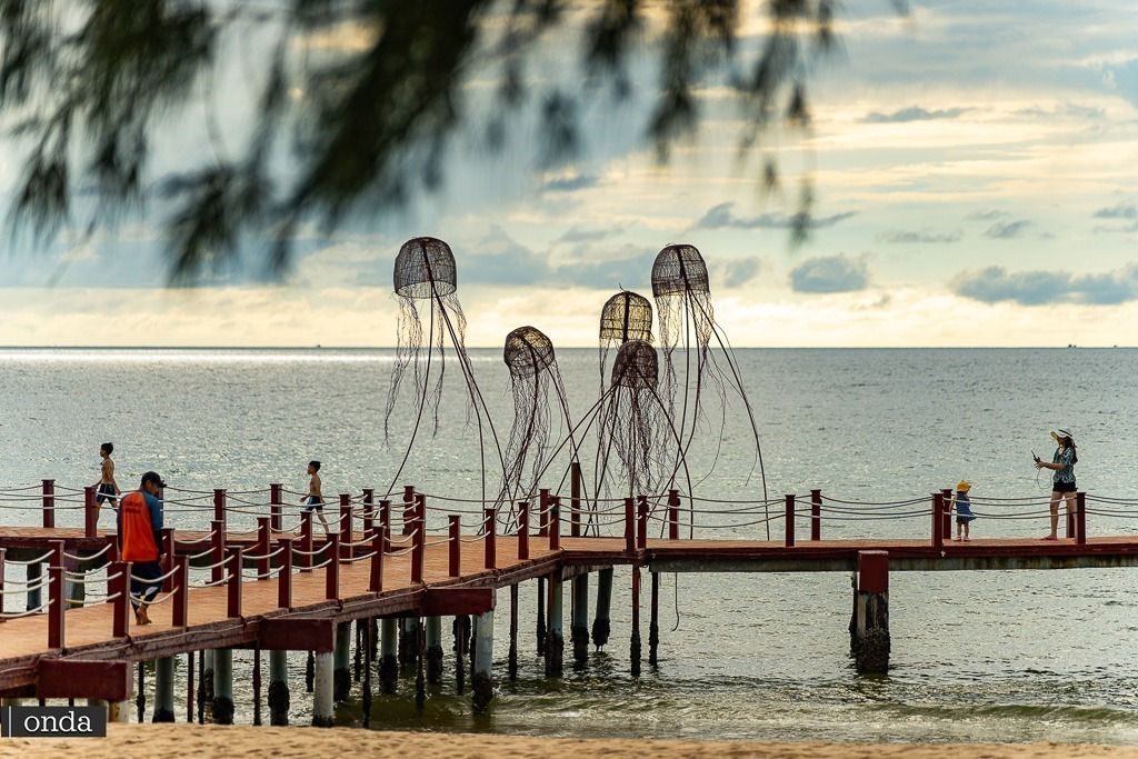 Vietnam attractions on Sunset Sanato beach Phu Quoc island by OndaTravel.pl