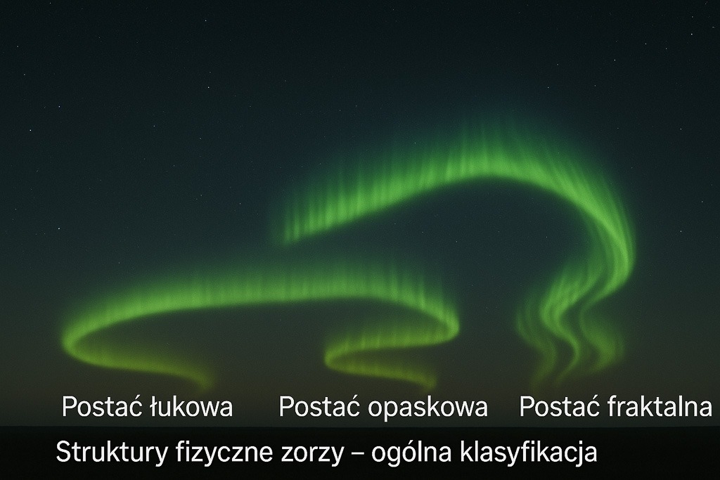 Northern Lights jak powstaje – Struktury fizyczne zorzy — ogólna klasyfikacja — OndaTravel.pl