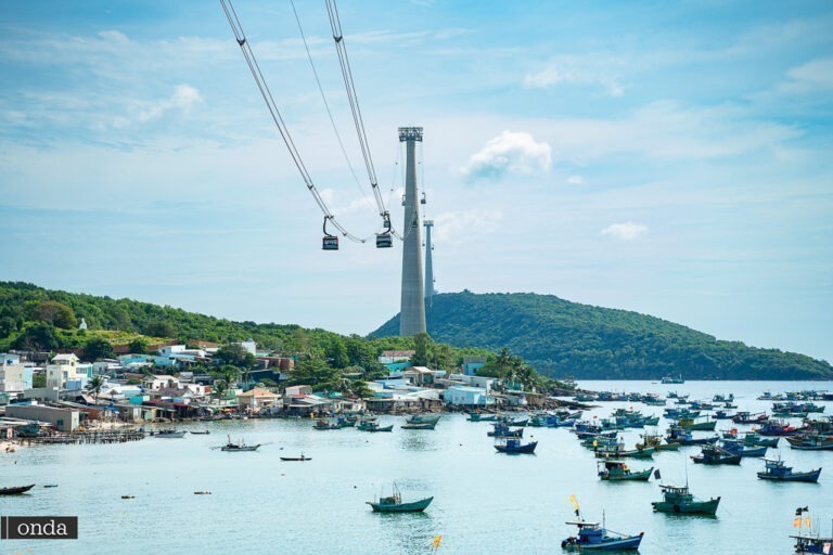 Kolejka linowa Hon Thom na wyspie Phu Quoc w Wietnamie - Phu Quoc atrakcje