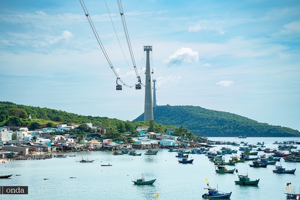 Kolejka linowa Hon Thom na wyspie Phu Quoc w Wietnamie - Phu Quoc atrakcje