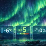 Zorza polarna na żywo - prognoza zorzy polarnej - Zorza polarna na żywo - Live aurora borealis forecast