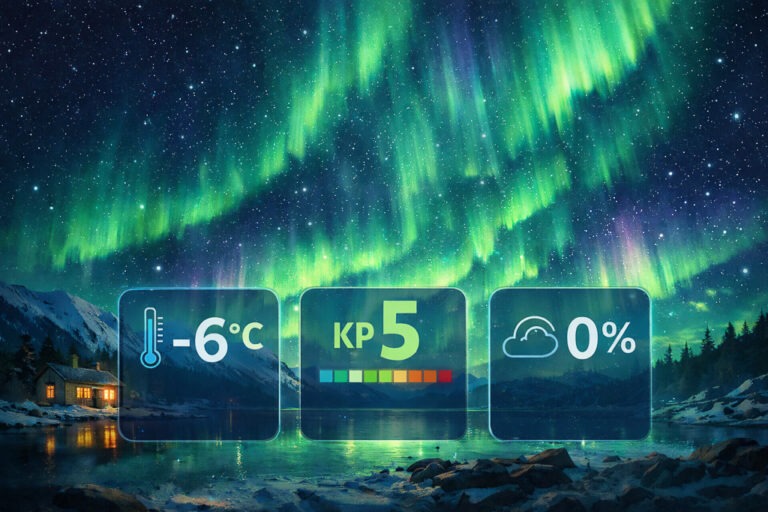 Zorza polarna na żywo - prognoza zorzy polarnej - Zorza polarna na żywo - Live aurora borealis forecast