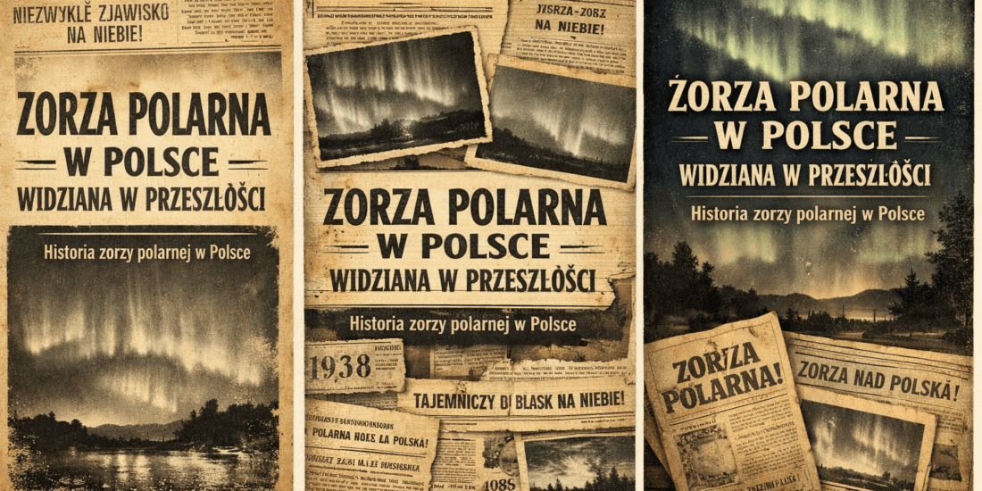 Zorza polarna w polsce widziana w przeszłości . Historia zorzy polarnej w Polsce