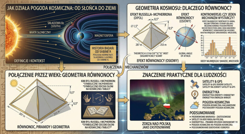 El efecto del equinoccio y el efecto Russell–McPherron: por qué la aurora aparece en Polonia