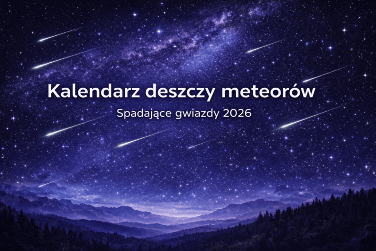 Meteor shower calendar 2026 — OndaTravel