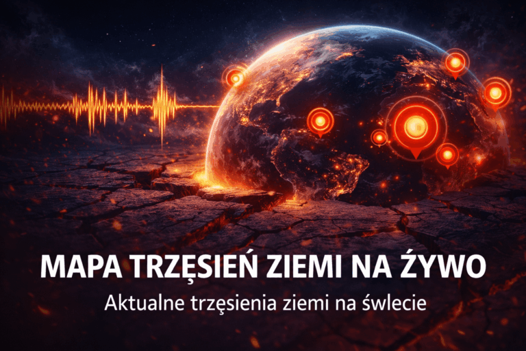 Mapa trzęsień ziemi na żywo – aktywna mapa świata i najnowsze wstrząsy