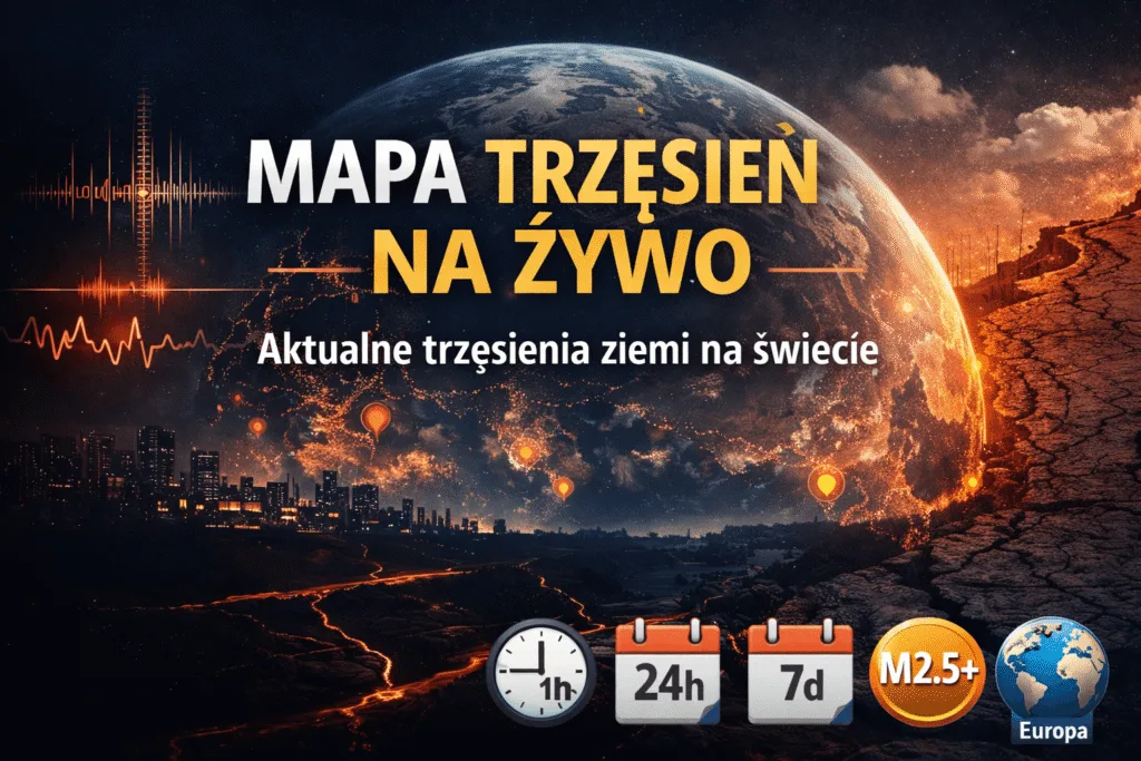 Mapa trzęsień ziemi na żywo – Nepal, Himalaje i najnowsze wstrząsy