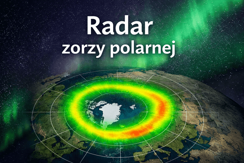 Radar zorzy polarnej Checklist polowania na zorzę w Polsce – Kp, Bz, chmury i ciemne niebo