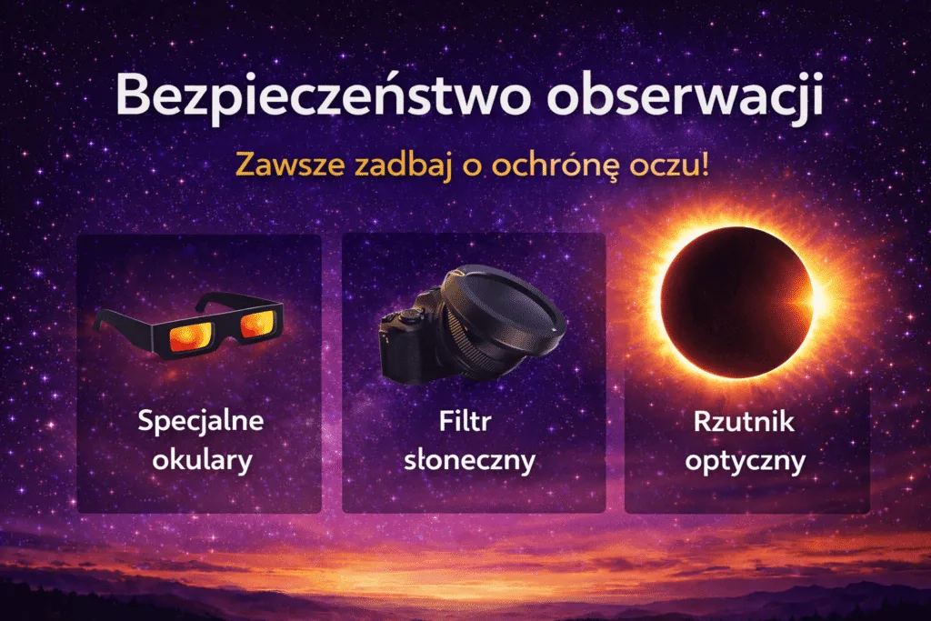 Zaćmienie słońca jak bezpiecznie obserwować - Zjawiska na niebie OndaTravel