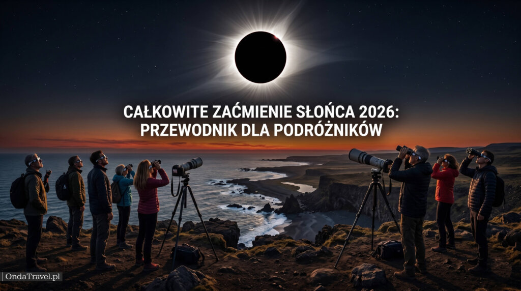zaćmienie słońca 2026 polska a pas totalności częściowe i całkowite islandia hiszpania