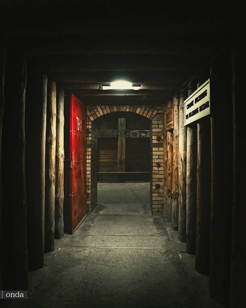 Corredor histórico y entrada a las galerías subterráneas de la Mina de Sal de Wieliczka