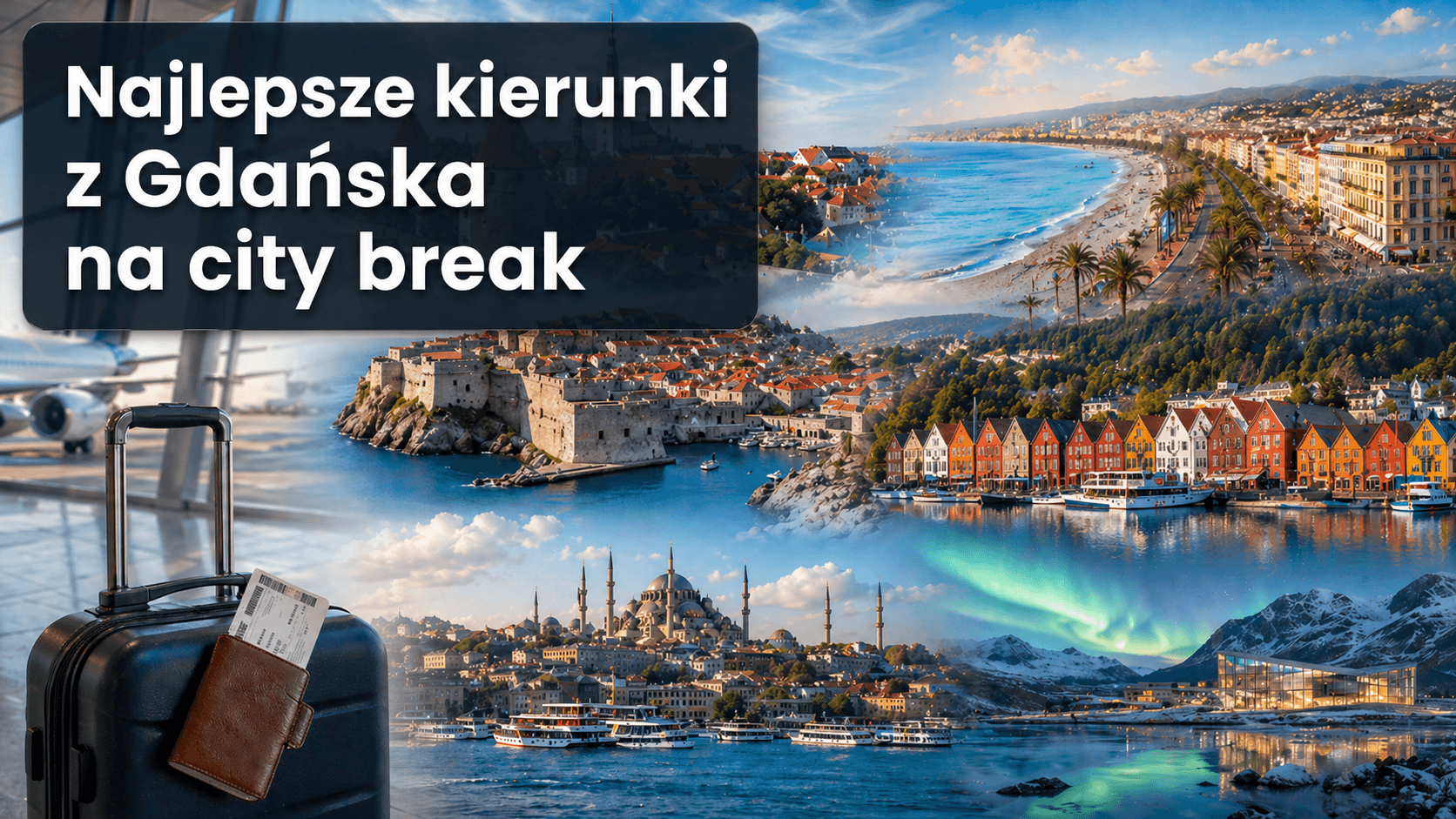 Najlepsze kierunki z Gdańska na city break — miasta na weekendowy wyjazd