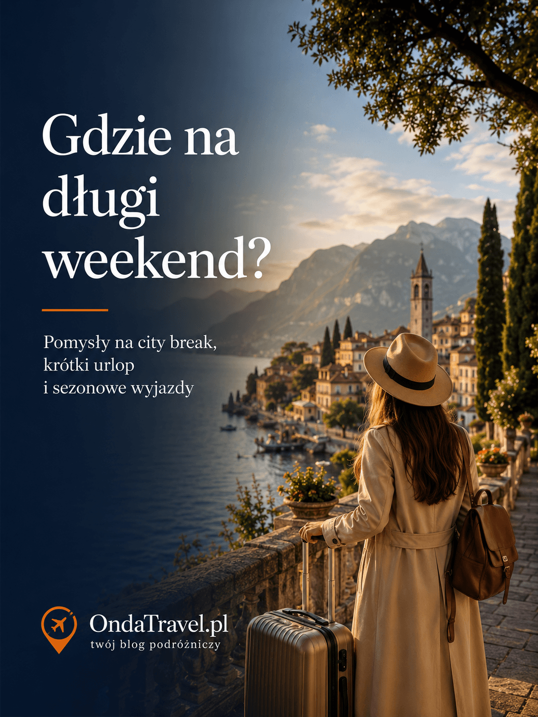 Gráfico vertical para el índice de la guía de puentes en OndaTravel.pl.