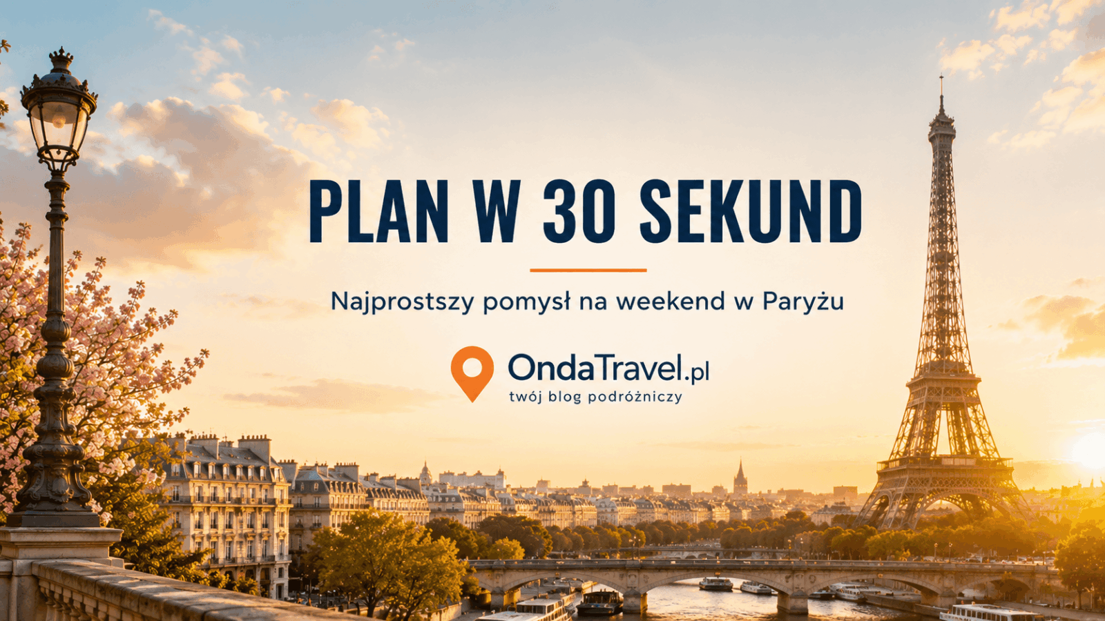 Najlepszy plan w 30 sekund na weekend w Paryżu.