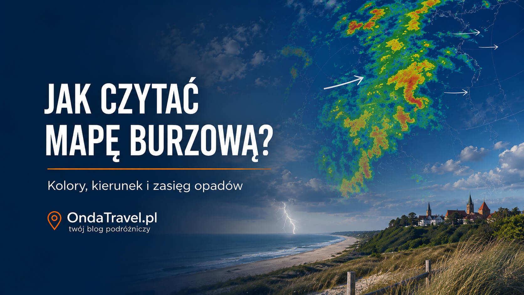 How to read a storm map — colours, direction and range of precipitation