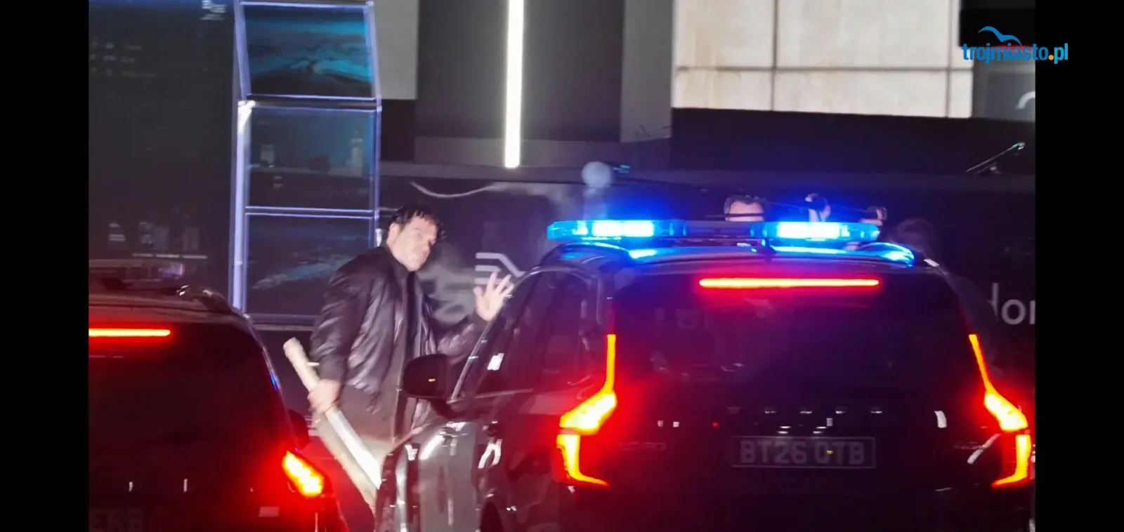 Parking CH Riviera w Gdyni przekształcony w lokację filmu Nieśmiertelny