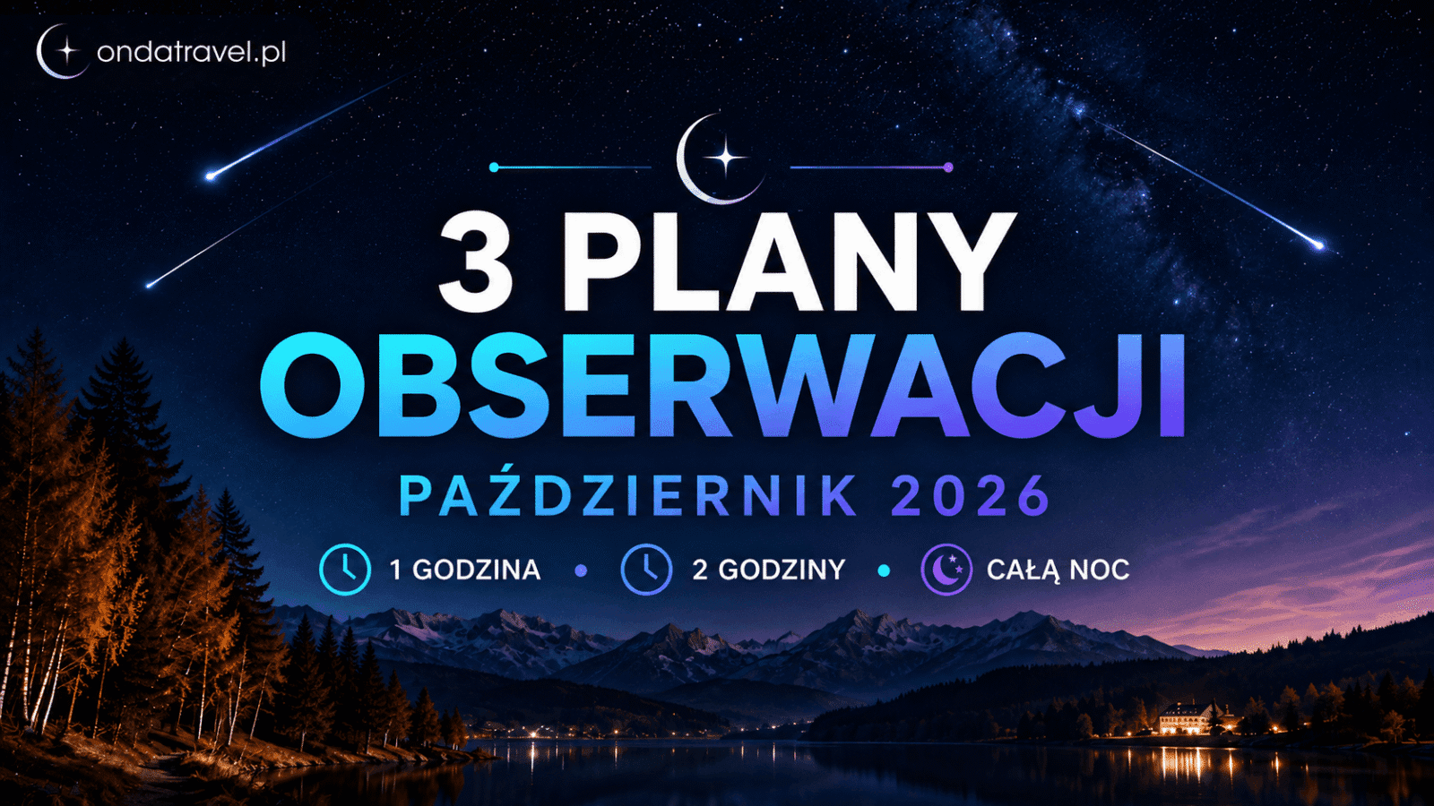 Tres planes listos para observar el cielo nocturno en octubre de 2026