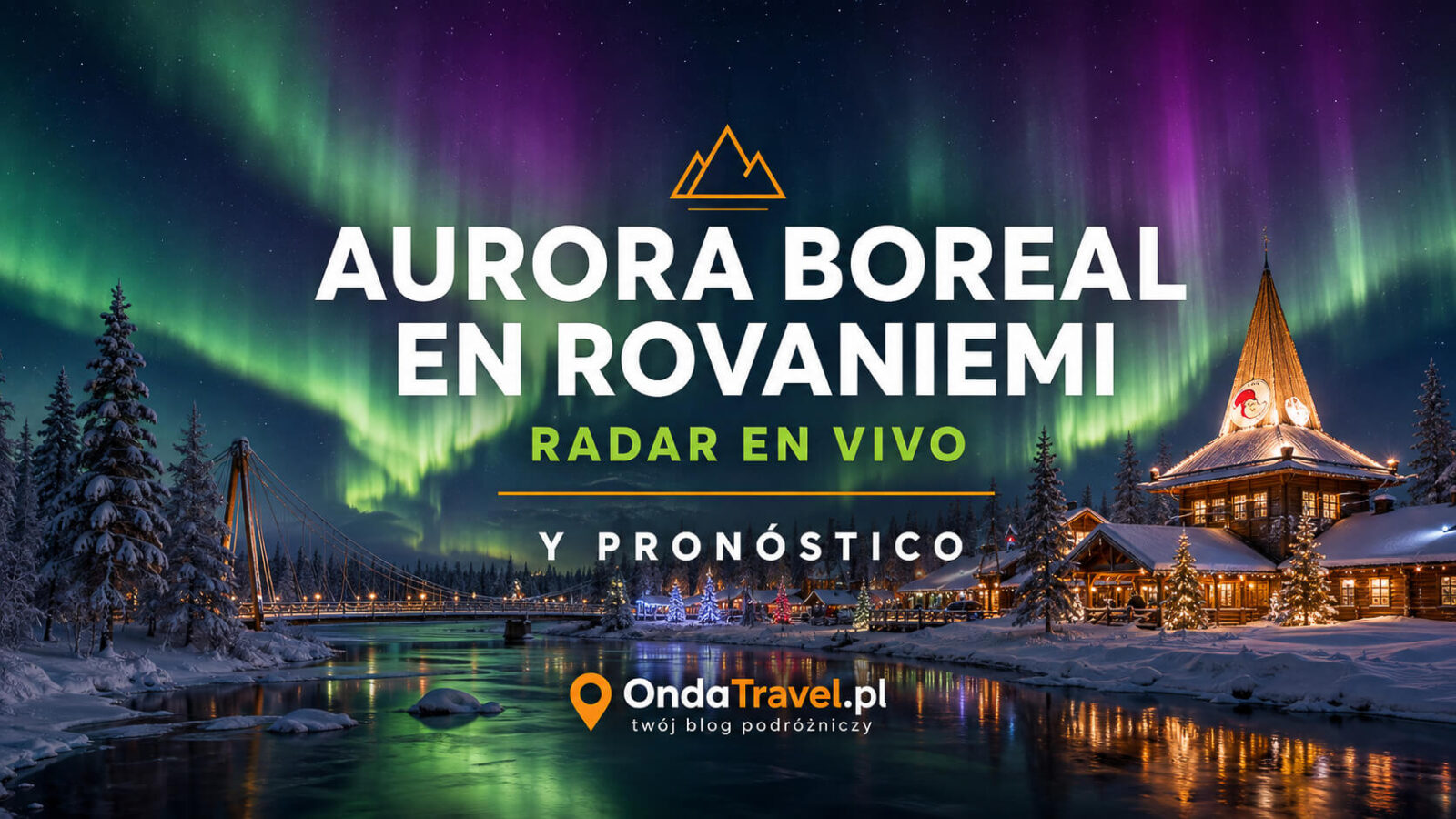 Radar de auroras boreales en Rovaniemi y pronóstico en vivo