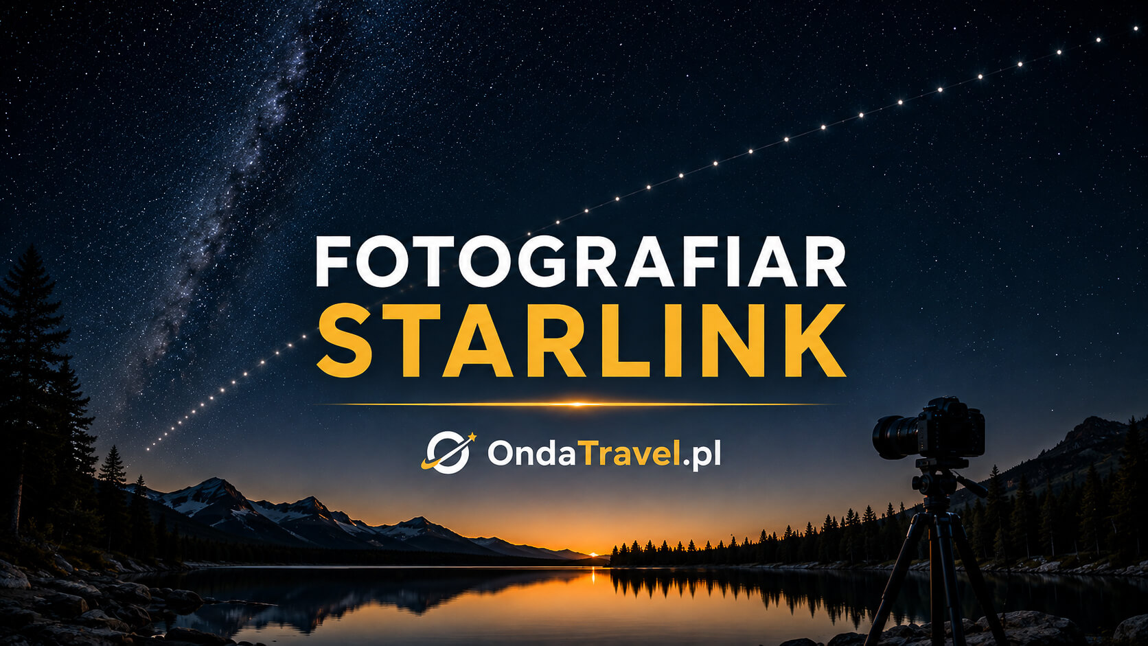 Cómo fotografiar un paso de satélites Starlink