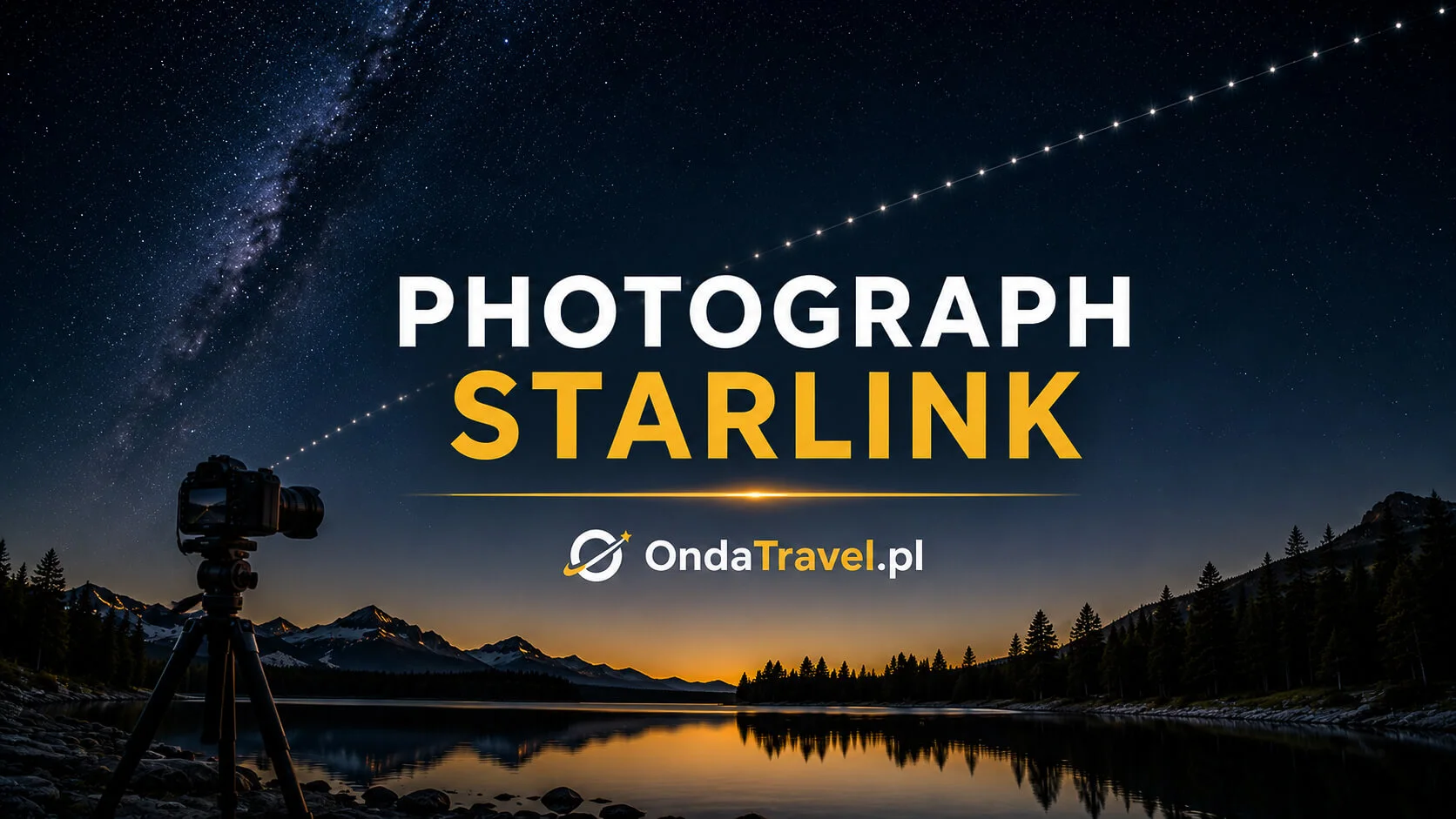 How to photograph a Starlink satellite pass