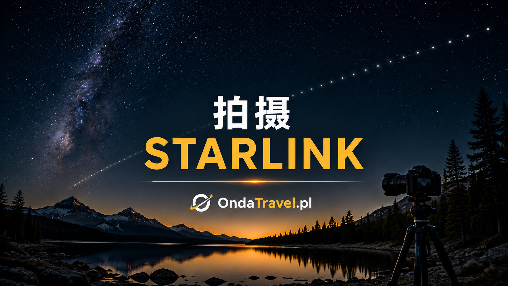 如何拍摄 Starlink 卫星过境