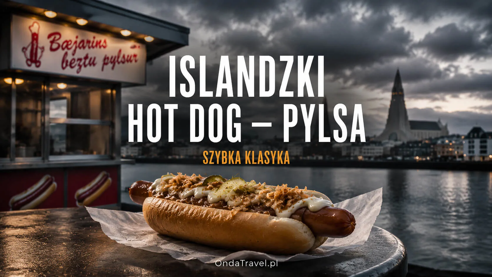 Icelandic hot dog pylsa – a popular Iceland snack