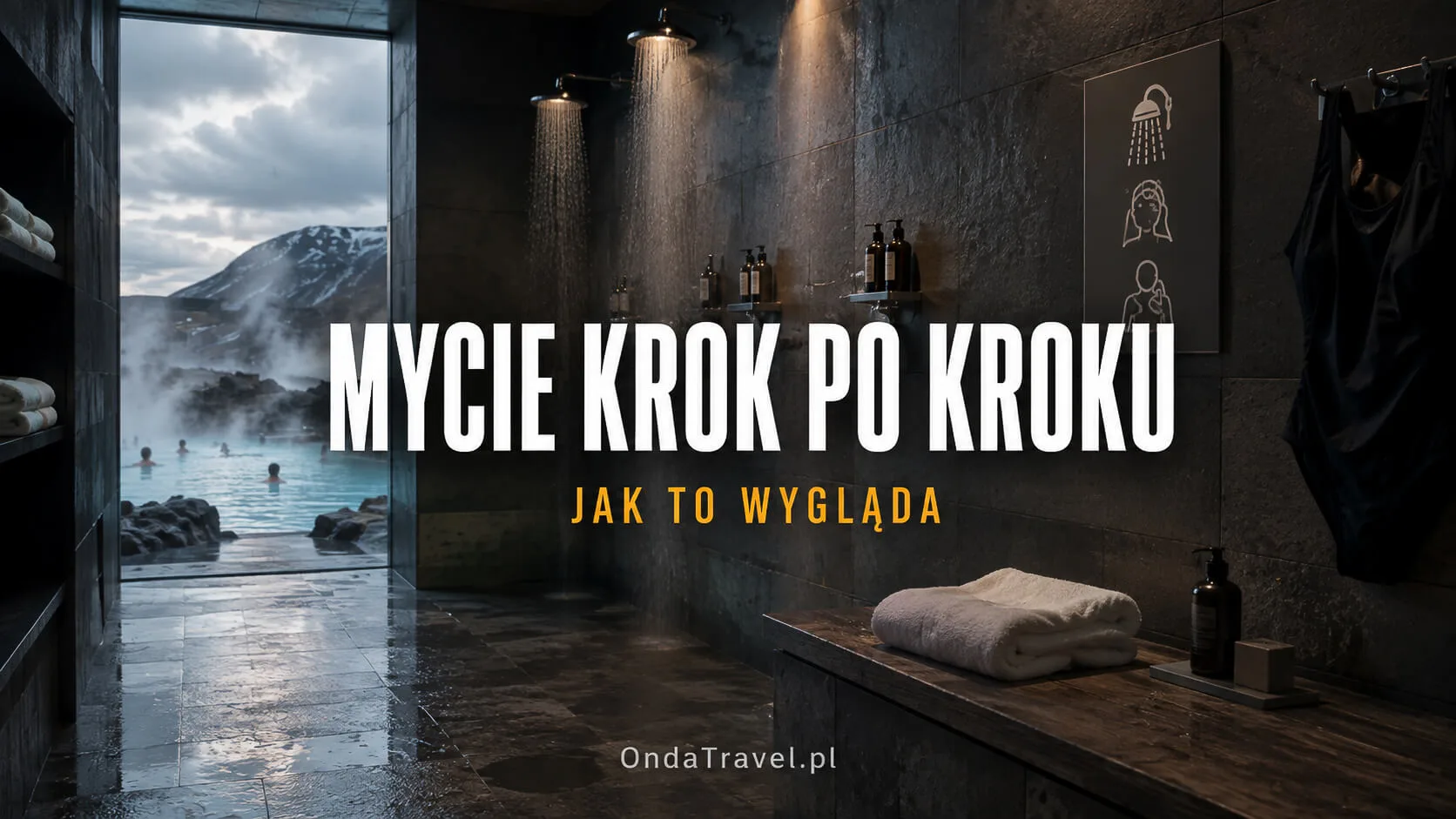 How the pre-swim washing routine works at an Icelandic pool