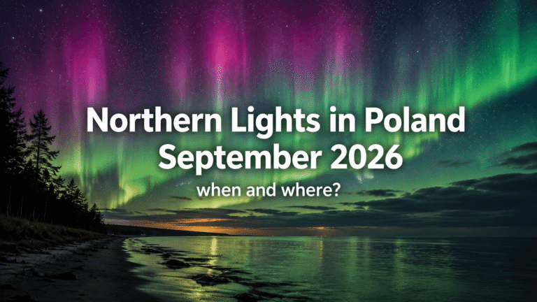 Northern Lights in Poland in September 2026 – aurora forecast and live radar