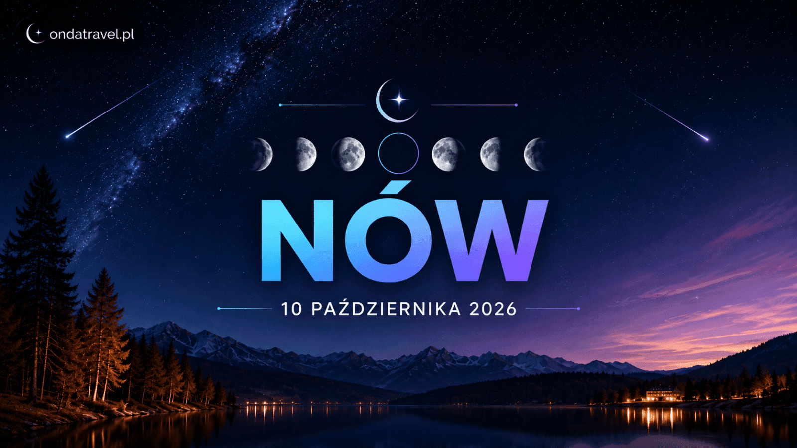 Luna nueva el 10 de octubre de 2026
